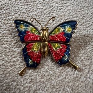 Vintage Deadstock Butterfly Brooch